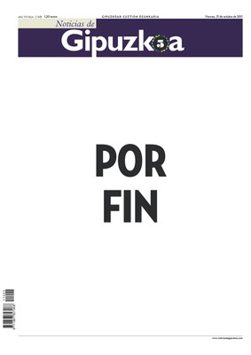Portada Noticias de Gipuzkoa 21/10/2011
