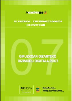 Gipuzkoarren Bizimodu Digitala txostena