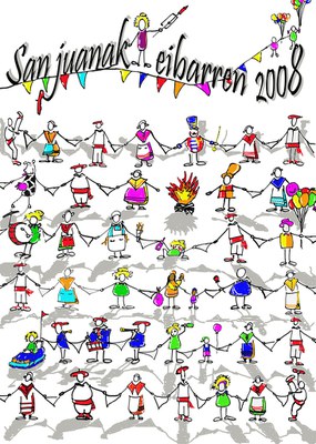 Aurtengo Sanjuanetako kartela