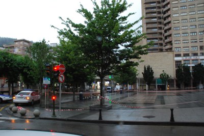 Bonba-alarma faltsua, Untzagan