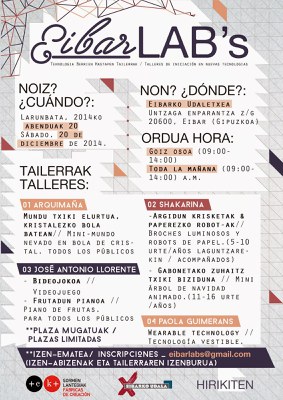 EibarLABs tailerrak, abenduaren 20an udaletxean