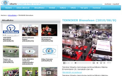 Eibartv, Eibarko Interneteko telebista aurkeztu da