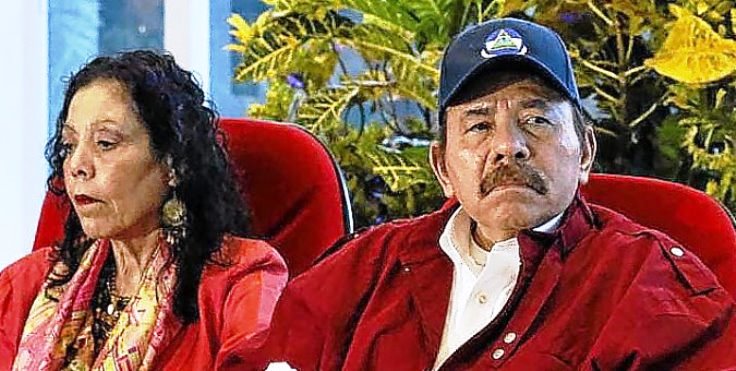 Daniel Ortega eta Rosario Murillo