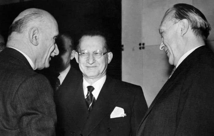 Schuman, De Gasperi, Adenauer