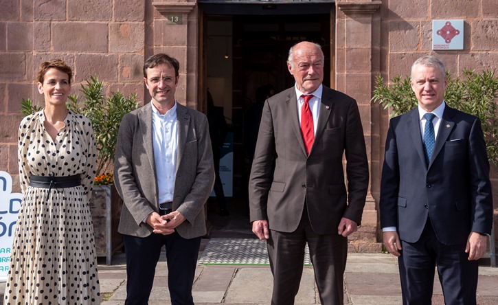 Maria Chivite, Laurent Inchauspé, Alain Rousset, Iñigo Urkullu