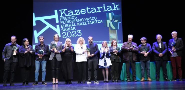 Kazetari sarituak 2023