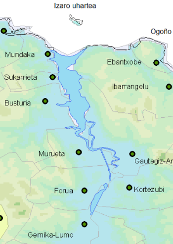Urdaibai mapa