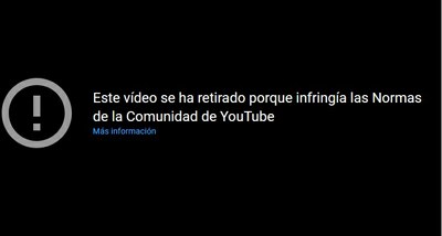 Hernaniko plenoa Youtubek zentsuratua 