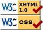 Blog honek XHTML eta CSS estandarrak betetzen ditu