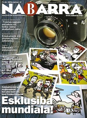 Xabinaitor, "Nabarra" aldizkariko azken alean