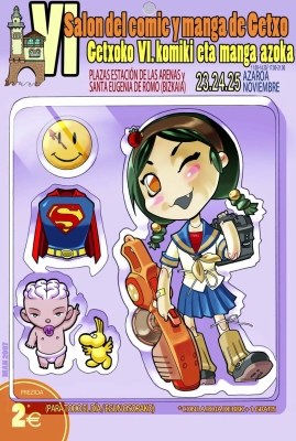 Getxoko VI. Komiki eta Manga Azoka aste bukaera honetan