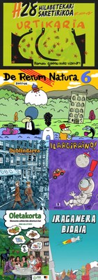 Amaitu zelakoan? Bai zera! Beste 6 euskarazko komiki!