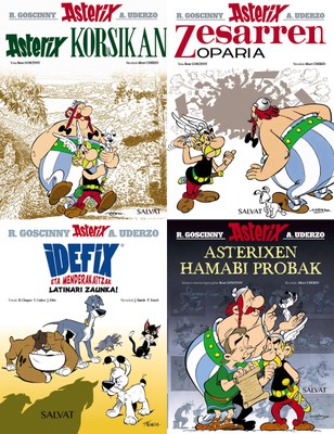 Asterixen komiki gehiago euskaraz... eta Idefixen berri bat ere bai!