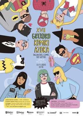 Berrikuntzekin dator aste bukaera honetan egingo den Getxoko Komiki Azoka: manga azokarik ez, bi gune ezberdin eta sarrera doan