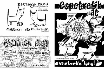 Bi euskarazko komiki berri, online deskargatzeko moduan