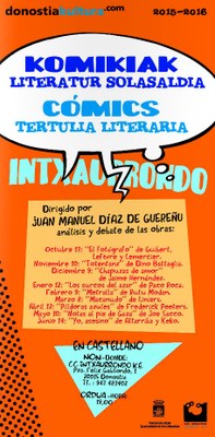 Bihar emango diote hasiera Intxaurrondoko komiki-solasaldien kurtso berriari