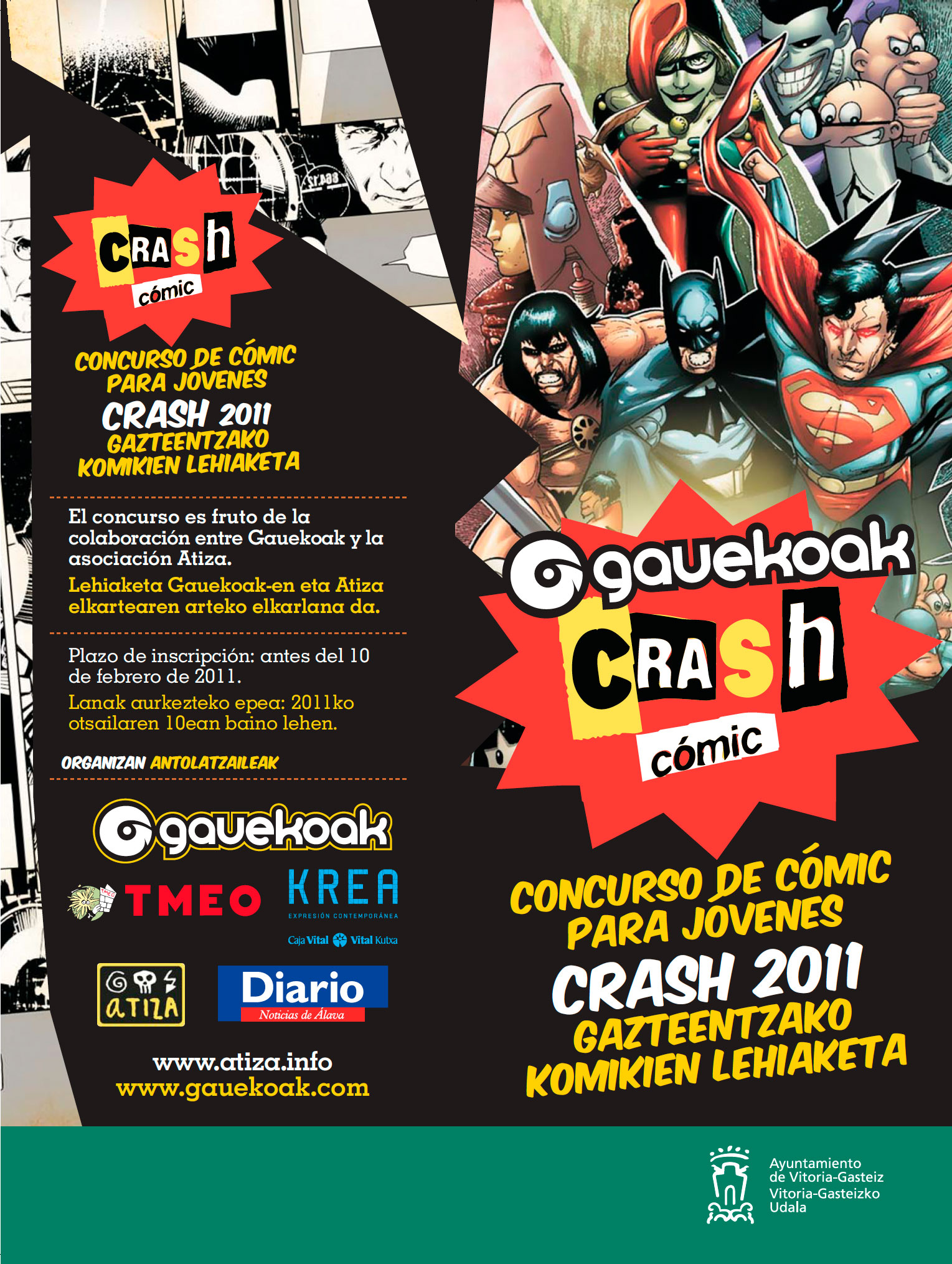 Crash Comic 2011 lehiaketa, otsailaren 10a arte