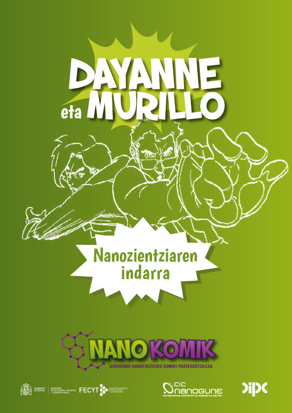 "Dayanne eta Murillo, nanozientziaren indarra" komikia atera dute CIC nanoGUNEk eta DIPCk