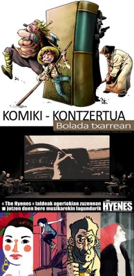 Donostian hainbat komiki-ekitaldi datozen egunotan