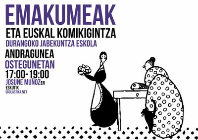 Emakumeak eta euskal komikigintzari buruzko ikastaroa Durangon udazkenean