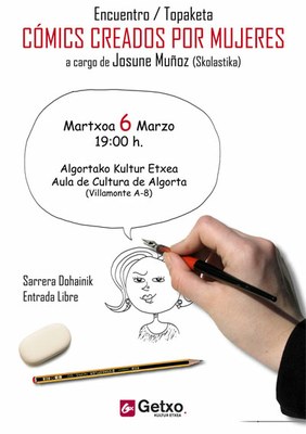 Emakumeek egindako komikiei buruzko topaketa