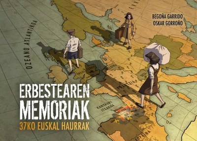 "Erbestearen memoriak - 37ko euskal haurrak", Gerra Zibilean errefuxiatu erbestera joandako euskal umeei buruzko komikia