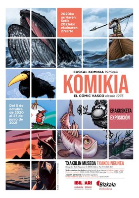 "Euskal komikia 1975etik" erakusketa Bakion