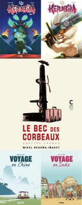 Euskal komikigileek Frantziako merkatuan ateratako albumak