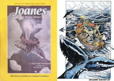 Guillermo Zubiaga Marvel-eko komikigileak argitaratu du euskal balea-arrantzaleei buruzko komikia