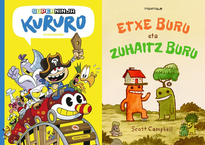 Haurrentzako komiki gehiago euskaratu dituzte Bang Ediciones/Mamut Comics eta Ttarttalo etxeek
