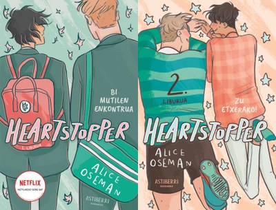 "Heartstopper"-en lehen bi zenbakiak euskaraz irakur ditzakegu orain