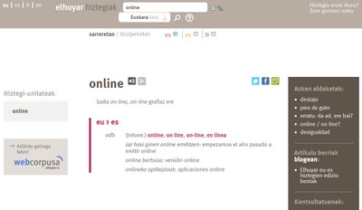 Hiztegigintza teknologiaz modernizatzen