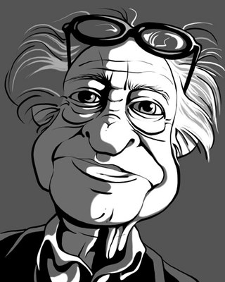 Pierre Christin karikatura Pierre Christin karikatura