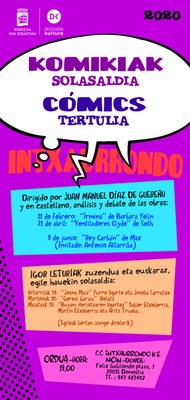 Intxaurrondo Kultur Etxeko euskarazko komiki solasaldien denboraldi berria abian da