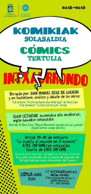 Intxaurrondoko Kultur Etxeko udazkeneko komiki-ekitaldiak