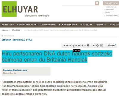 Irakurri beharrean, entzun