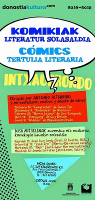 Komikien inguruko literatur solasaldiak Intxaurrondon
