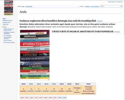 Komikipedia, euskarazko komikiaren gida