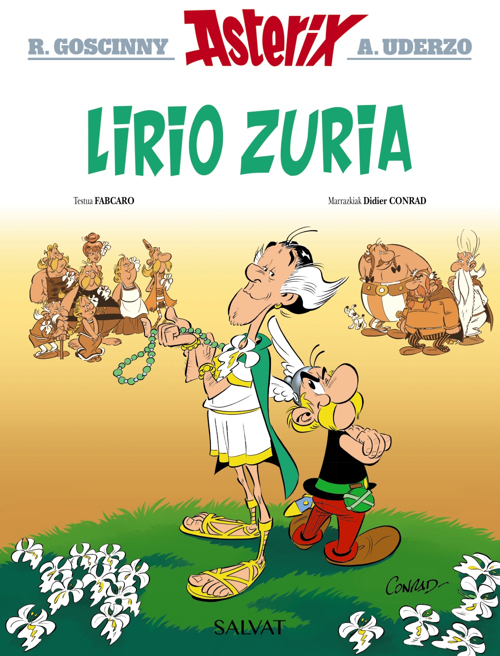 "Lirio zuria", Asterixen abentura berria