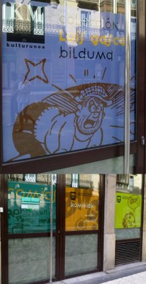 Luis Gasca komiki-bilduma ireki dute Donostian