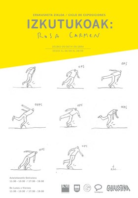 Rosacarmen-i eskainitako erakusketa Donostiako Komikigunean