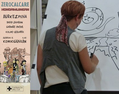 Zerocalcare-ren "Hondamuinean" komikiaren aurkezpena eta Dzirt-dzart saioa