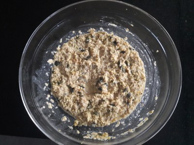 Bircher Muesliaren nire bertsioa hozkailura sartu berri Bircher Muesliaren nire bertsioa hozkailura sartu berri