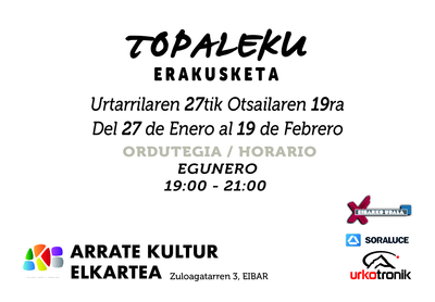 Argazki erakusketa Topalekuan