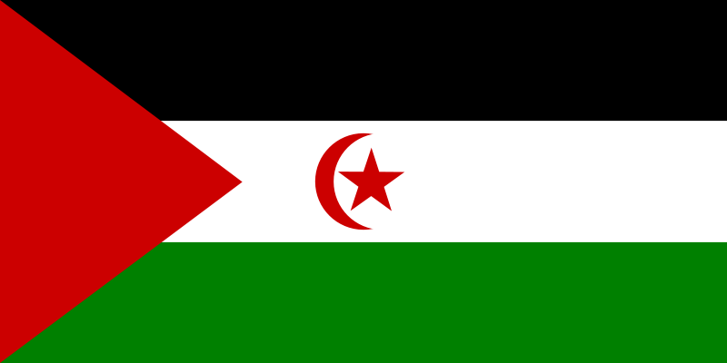 Mendebaldeko Sahararen bandera