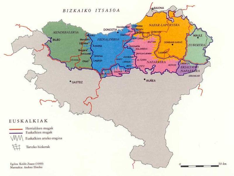euskalkien mapa Koldo Zuazo