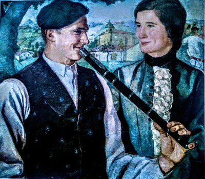 Kaperotxipi margolariarekin hasi gerra, eta matoi falangistarekin amaitu