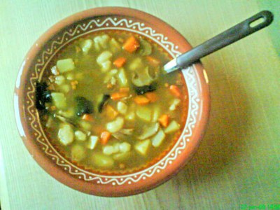 Kyslá fazulová polievka