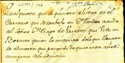 Lekeitio 1797. Se necesitan corsarios