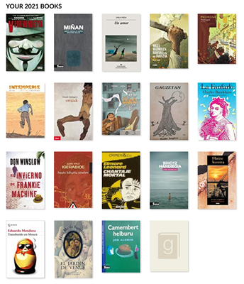 2021ean irakurritako liburuen zerrenda
